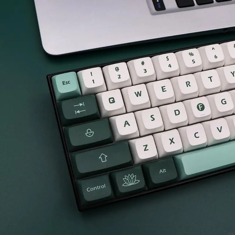 XDA -Profilschlüsselcaps 137keys Botanical Garden Dicke PBT für Gaming Mechanical Keyboard DIY Ersatztaste Japanisch Japanisch