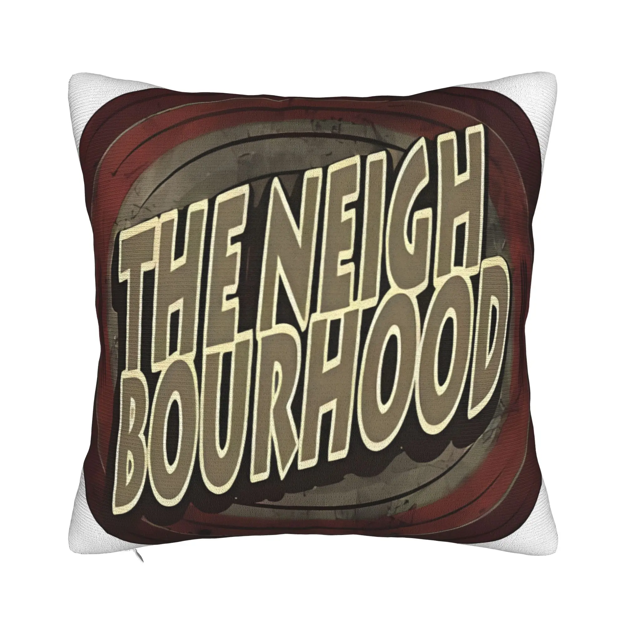 The Neighbourhood  Dim Winter Holiday Farmhouse Home Deco The NBHD Neighbourhood Pillow Cover Soft Durable