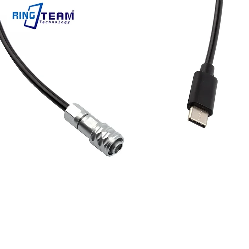 PD USBC USB C USB-C Type-C Type C to BMPCC 4K 6K External 12V Coiled Cable for BMPCC4K BMPCC6K Cameras