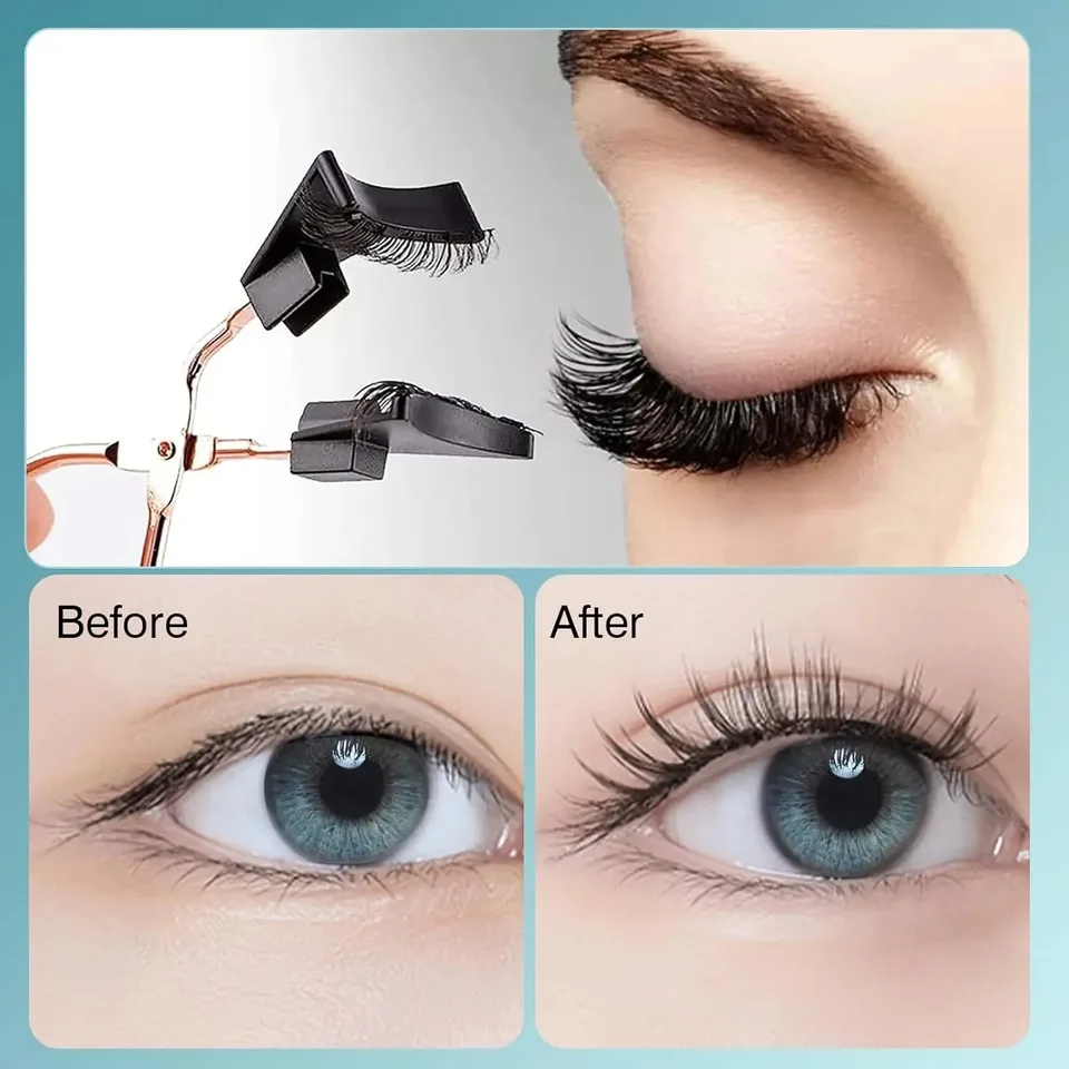 12 pares de pestañas magnéticas reutilizables de aspecto natural 3D, kit sin pegamento, gruesas y voluminosas, autoadhesivas para mujer, perfectas para uso diario, fiestas, viajes, bodas, regalo de maquillaje 2