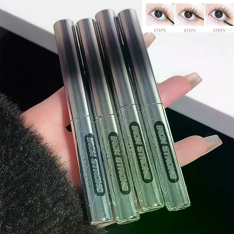 Cappuvini Eyelash Extension Mascara Fine Curl Thick Waterproof Lasting Lengthening Black Brown Lash Natural Curling Cosmetic