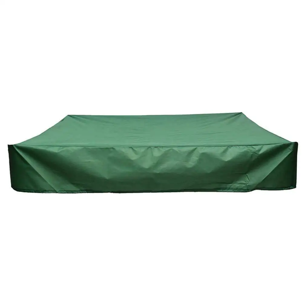 Sandbox Cover Sand Pit Square Waterproof Oxford Cloth Dust Cover Dustproof Protection With Drawstring Garden Sandpit Cover