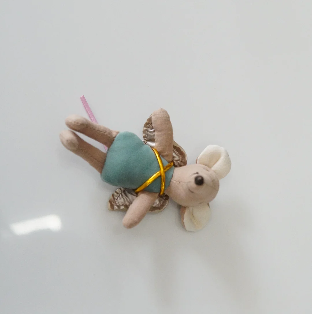 Deense stof muis pop schattige engel vleugel muis pop dierenriem cadeau lappenpop snuisterij