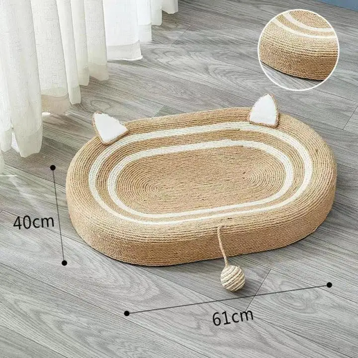 INS Cat Ears Scratching Board Large Household Pet Furniture Cat And Dog Sleeping Bed Wear Resistant Items Pet Toys Pet Supplies