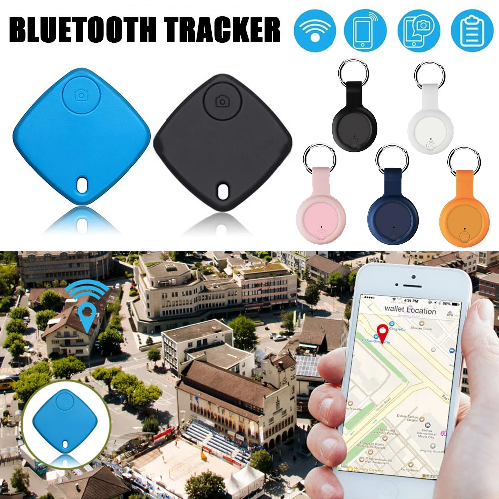 GPS 분실 방지 알람 스마트 태그 무선 블루투스 호환 트래커, 어린이 가방 지갑 키 파인더, 분실 방지 알람 타겟 로케이터