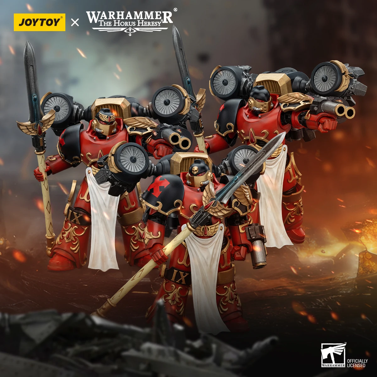 JOYTOY Warhammer 40K Blood Angels Dawnbreaker Cohort 1:18 Фигурка Игровая модель Меха Коллекция игрушек Орнамент