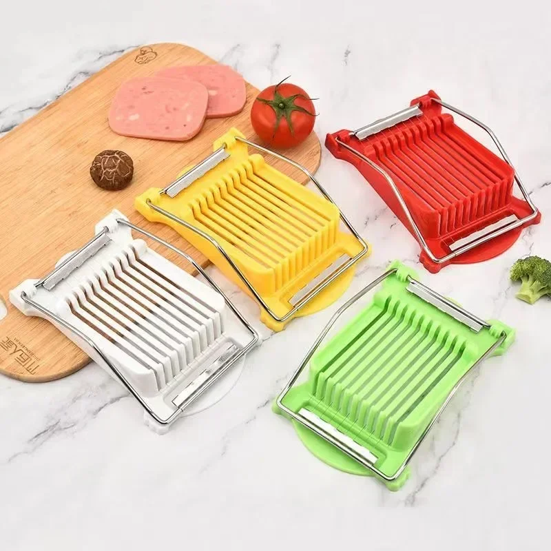 Stainless Steel  Wire Lunch Meat Slicer Multipurpose Food Slicer Lunch Meat Cutter Hams Spam Cheese Slicer Kitchen Gadgets