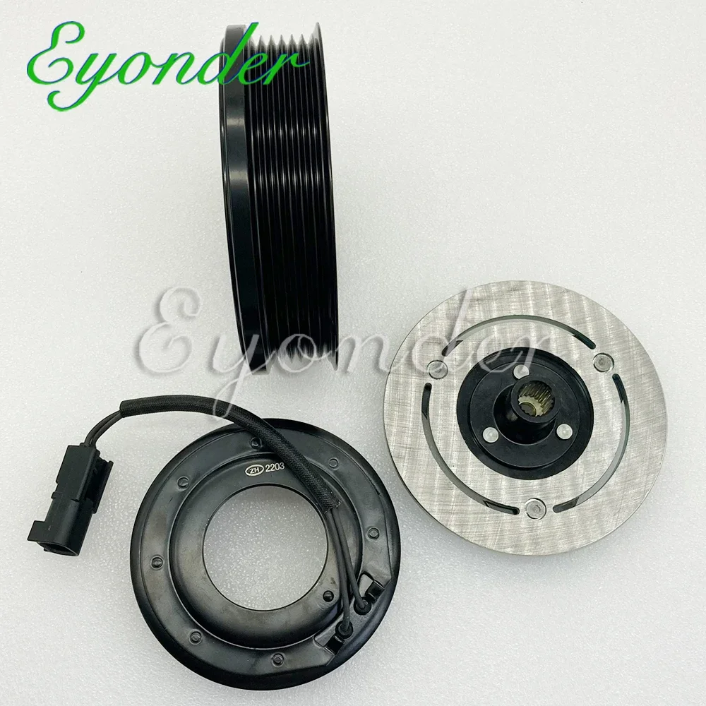 

A/C AC Compressor Clutch Pulley for Land Rover RANGEROVER EVOQUE L538 LR DISCOVERY SPORT L550 2.2 LR027789 AV6N19D649BB