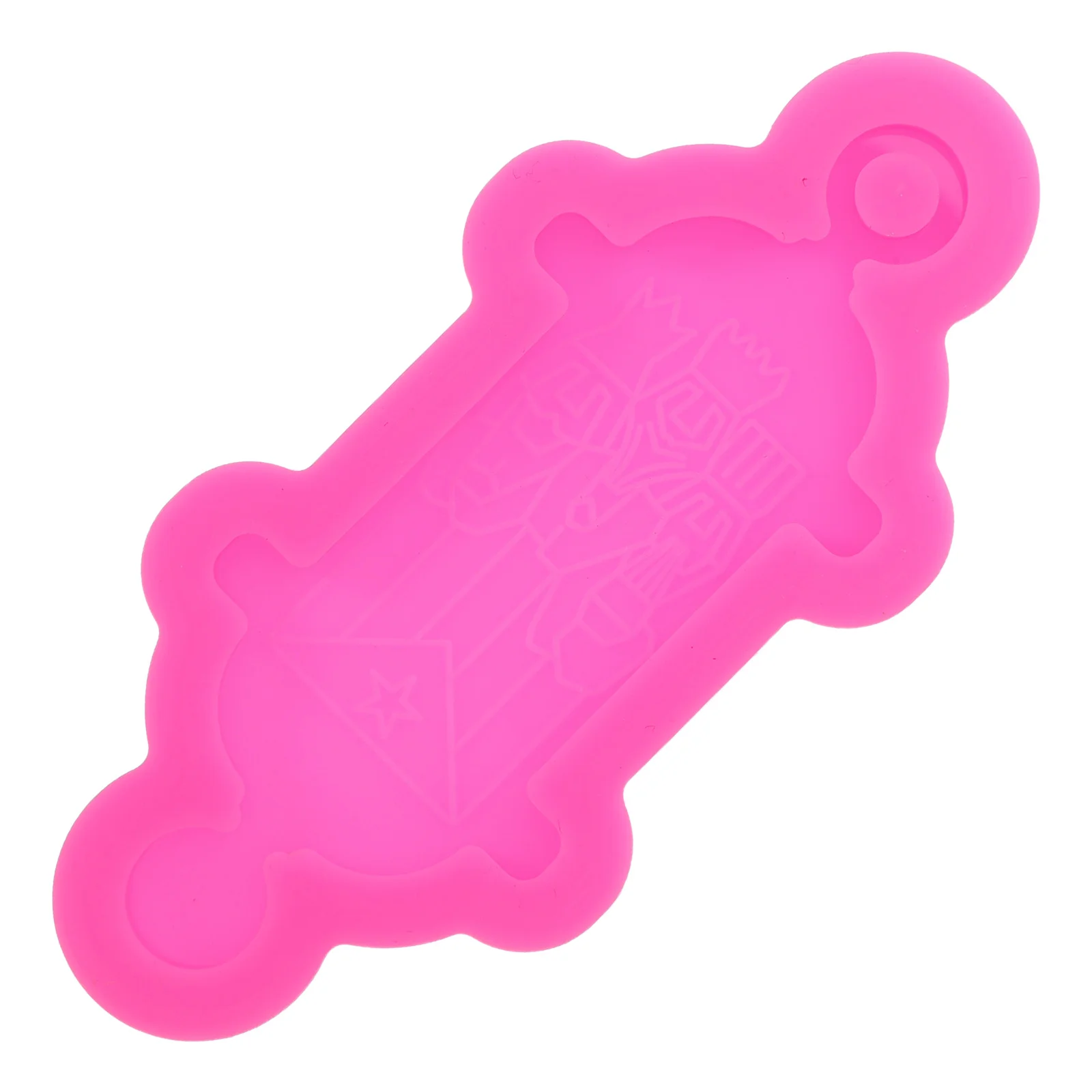 

Silicone Keychain Mold Puerto Rico Style Resin Casting Mold Hole Epoxy Jewelry Making Molds Resin Keychain Molds