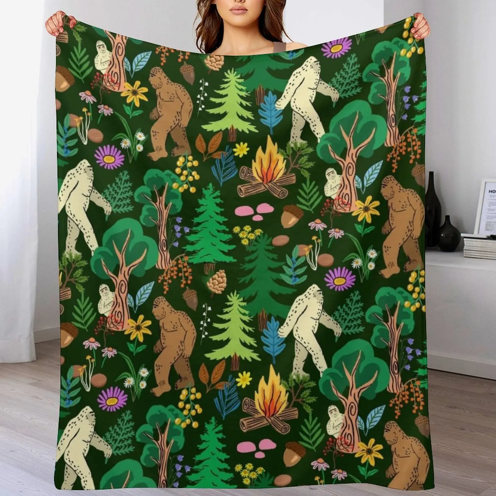 

The Forest Dwellers Throw Blanket Bed covers valentine gift ideas Blankets For Baby Flannels Blankets