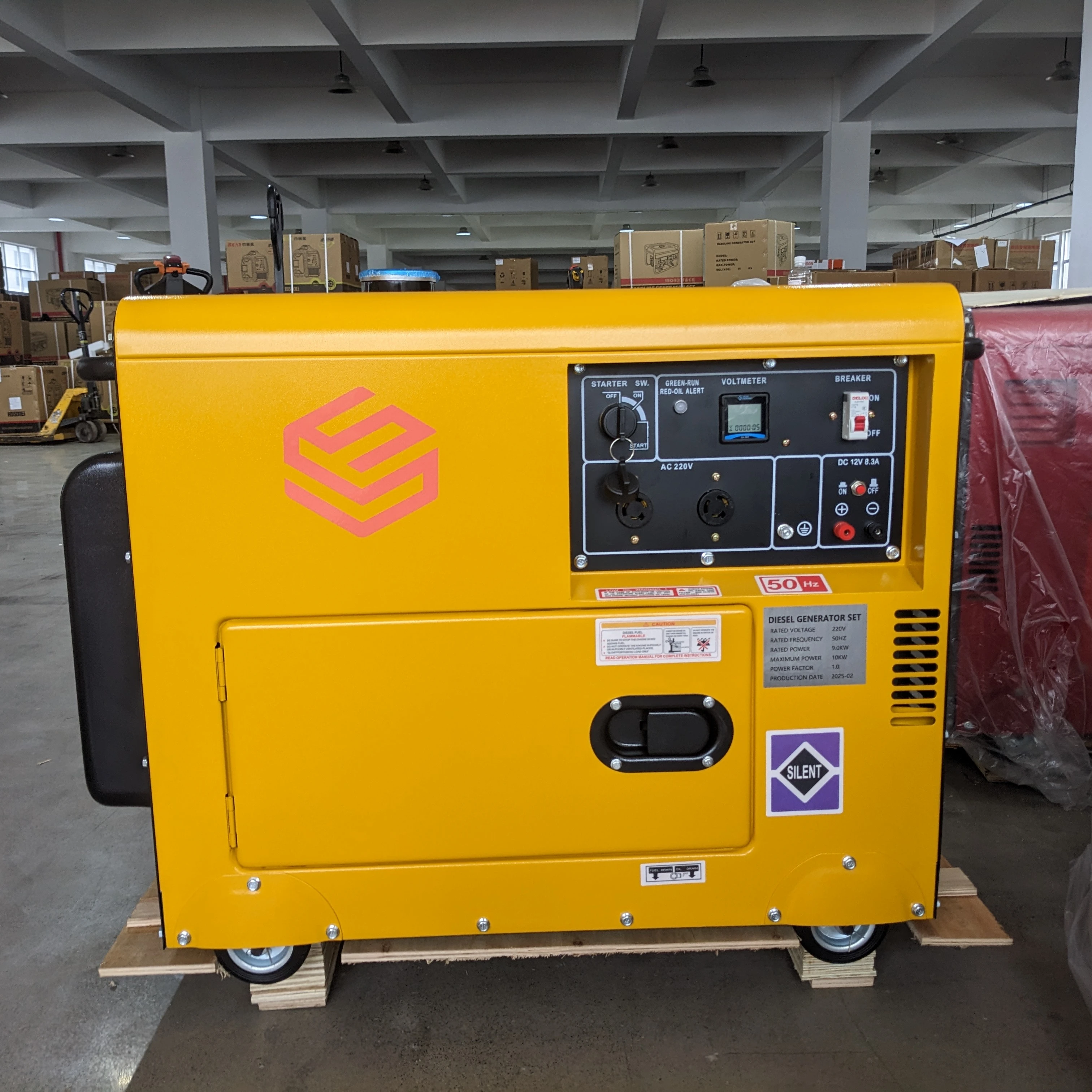 

YHS Factory Price 5KW 6kw 8kw 10kw single-phase Silent Power Generators Electric Start
