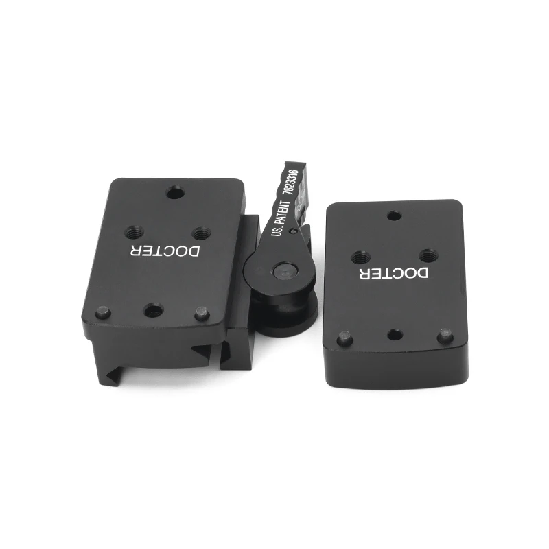 RM QD جبل مع لوحة الناهض ل RMR نقطة حمراء صغيرة البصر قفل تلقائي صالح 20 مللي متر ويفر بيكاتيني السكك الحديدية في الأوراق المالية #4