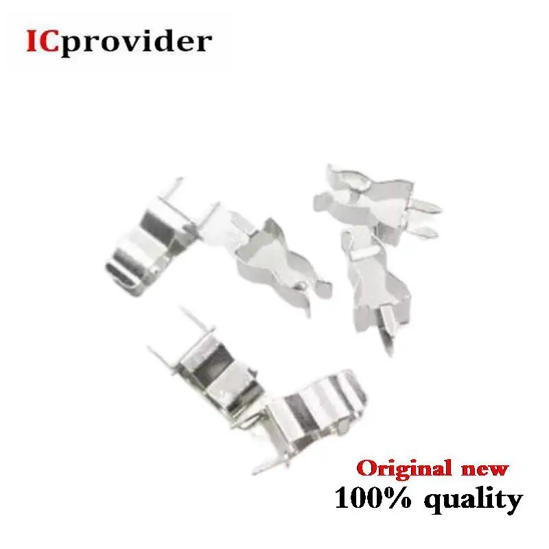 100pcs 5*20mm 6*30MM Fuse Holder Clips Glass Quick Fast Blow Fuses Welding Holder 5X20MM 6X30MM