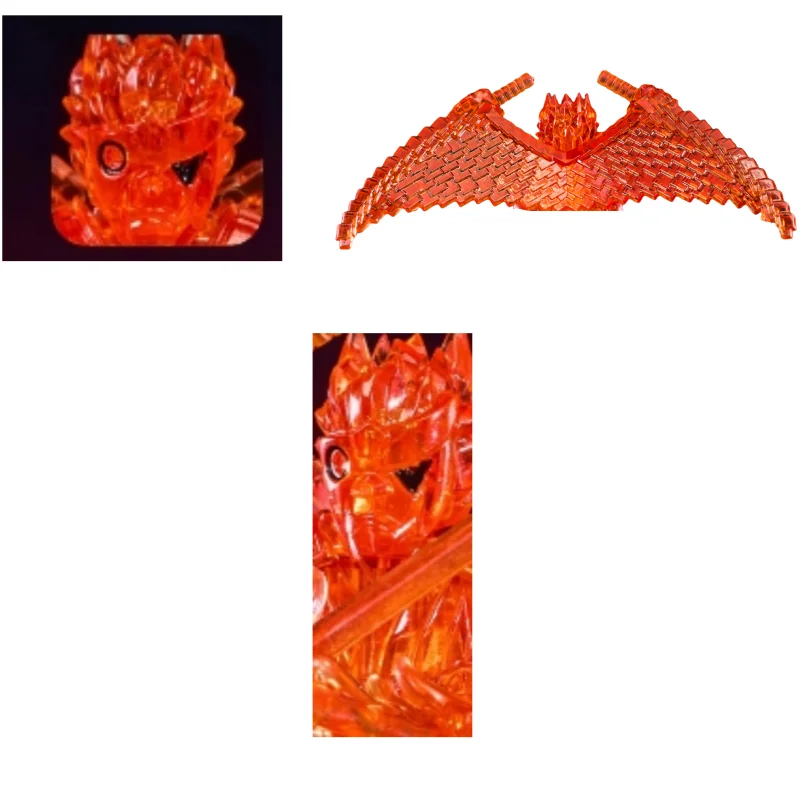 Moc transparente mecha blocos de construção acessórios modelo crianças diy montagem brinquedos meninos presente do feriado ornamentos coleção