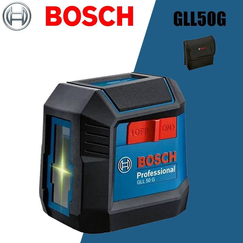 BOSCH GLL50G 2line 15m Max 1/4in IP55 Small Compact Portable Marking Instrument Green Laser Level