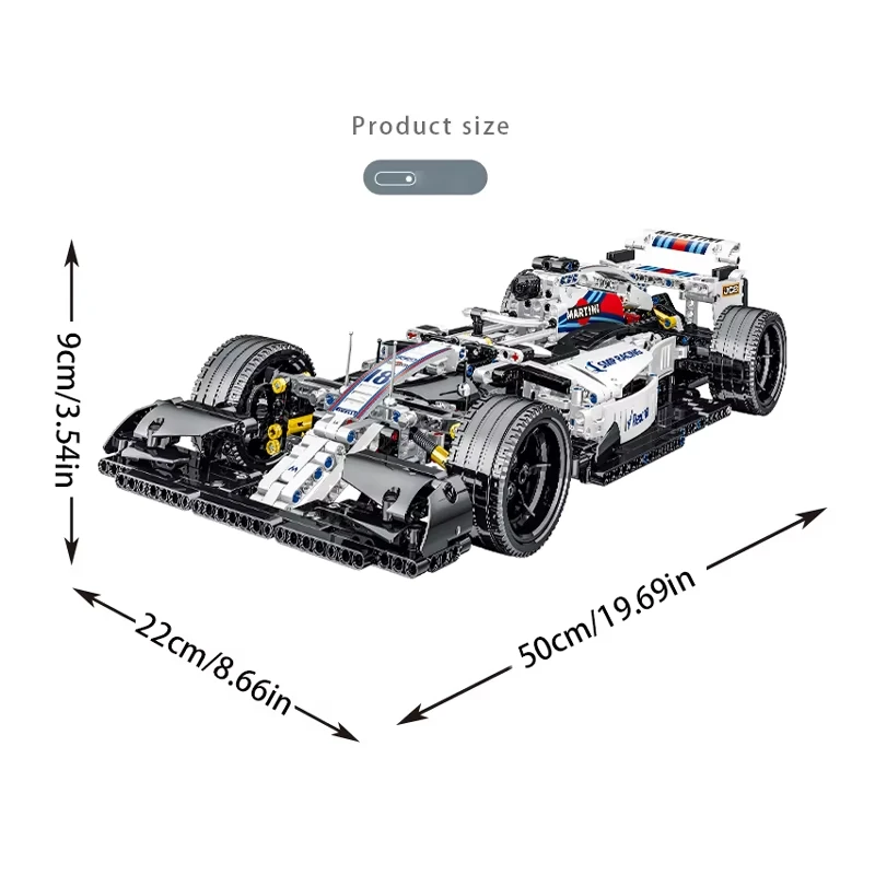 1152 pièces blocs de construction F1 de haute technologie super voitures de course briques modèles techniques experts créatifs cadeaux briques jouets cadeaux pour les enfants