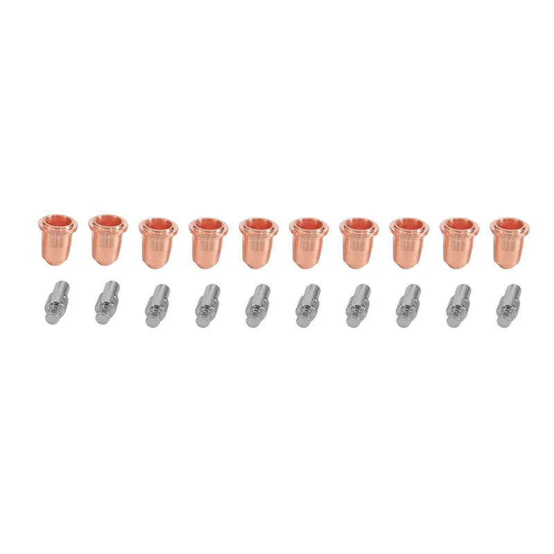 

BHBD-120PCS S45 Consumables Kit PR0110 Electrodes PD0116 Nozzle Tips Fit For Plasma Cutting Torch 0.8Mm