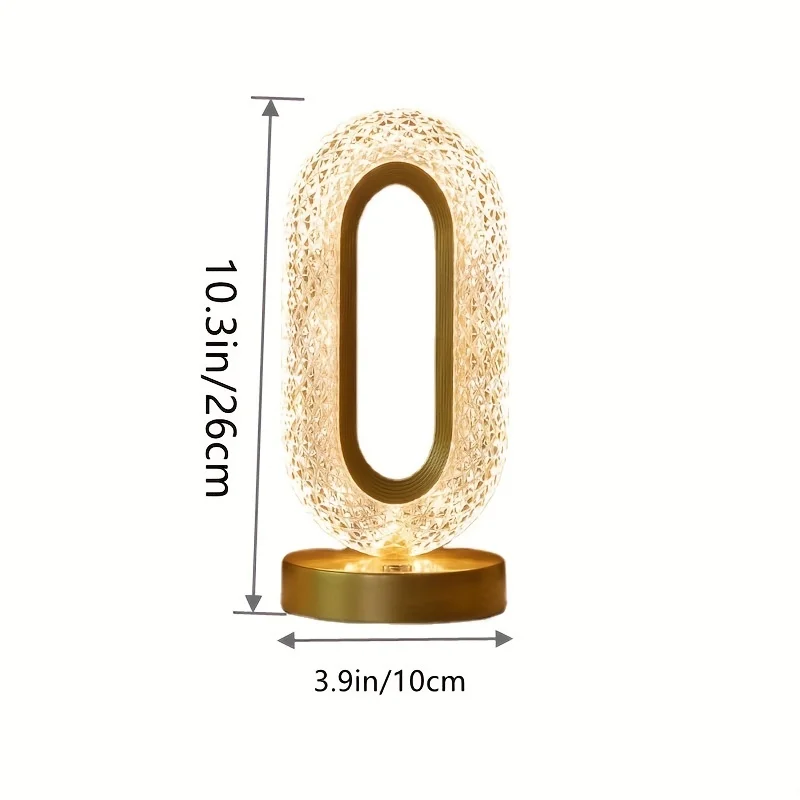 Rechargeable Led Light Bedside Ambient Light Book Reading Lamp Wireless Mood Light Living Room Birthday Decoration