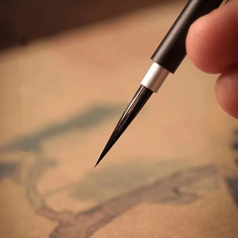 

Traditional Chinese Painting Brush Thangka Scripture Writing Hook Line Brush Leaf Stem Painting Outlining Pen Calligraphy Brush