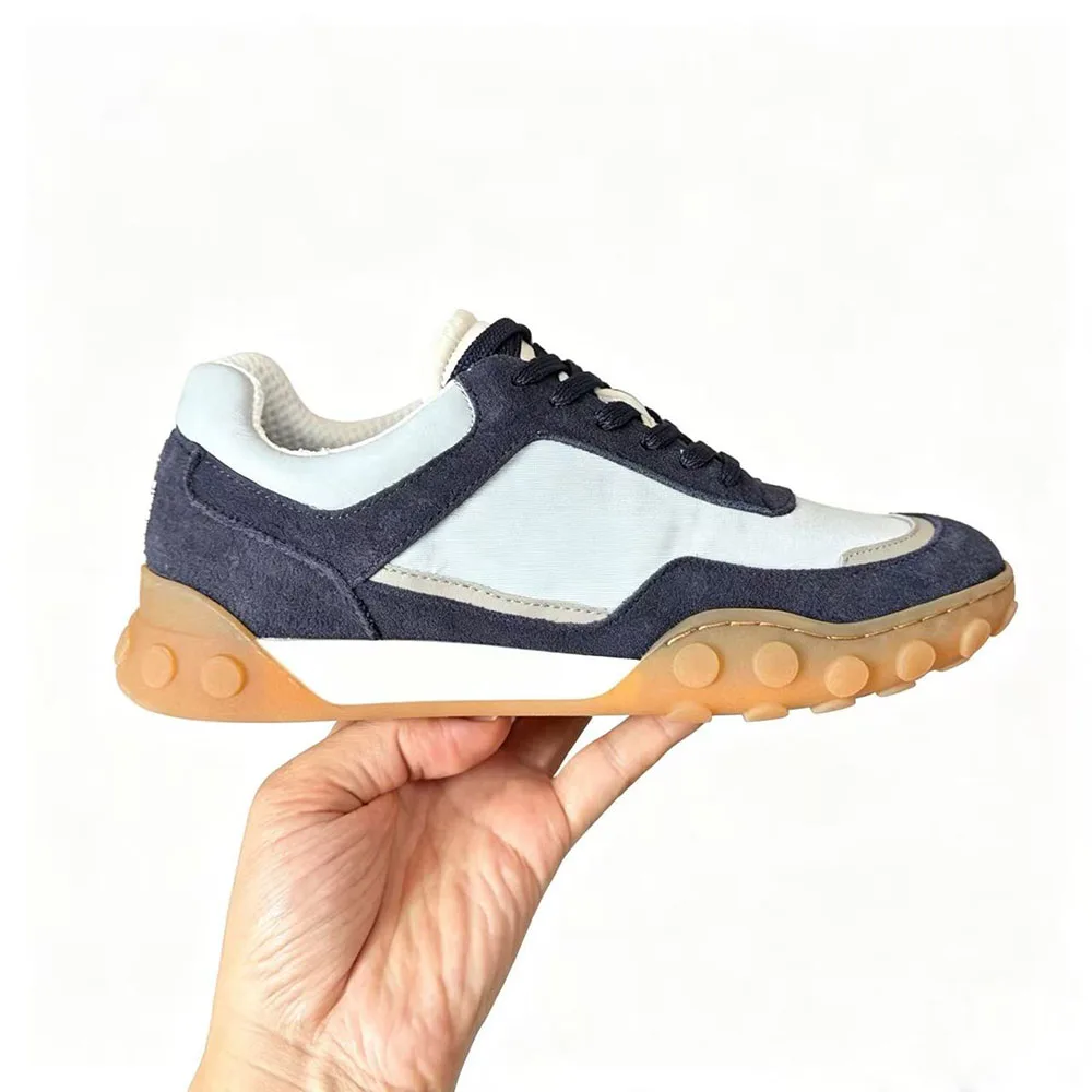 2026 Top Quality Men Retro Canvas Suede Sneakers Rubber Gum Sole Non Slip Casual Walking Lightweight Outdoor Sport Shoes