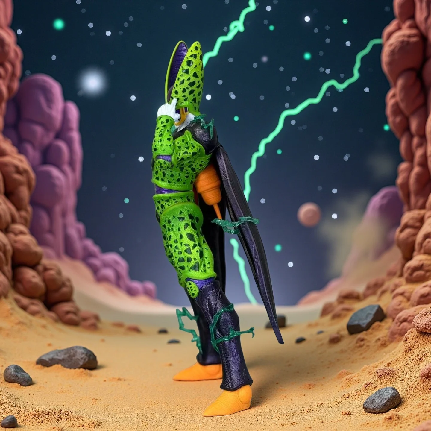 30 cm Dragon Ball Anime Figura Destiny Duel Standing Pose Shalu Action Figure Super Saiyan Giocattoli per bambini Regali per bambini