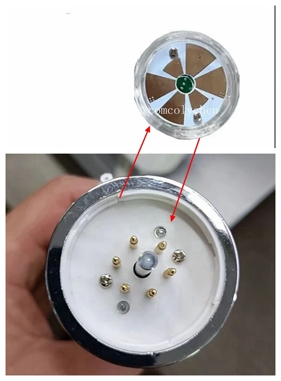 Novo cartucho descartável de microagulhamento rf de 2 gerações banhado a ouro 10/25/64 pinos nano cartuchos acessório