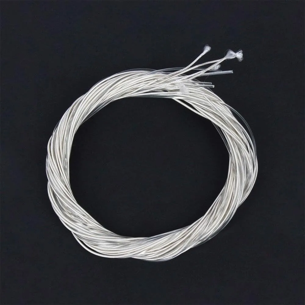 Rainbow Color Ball End Acoustic Guitar Strings, Bronze Wound Guitar String Set, Moderate Tension