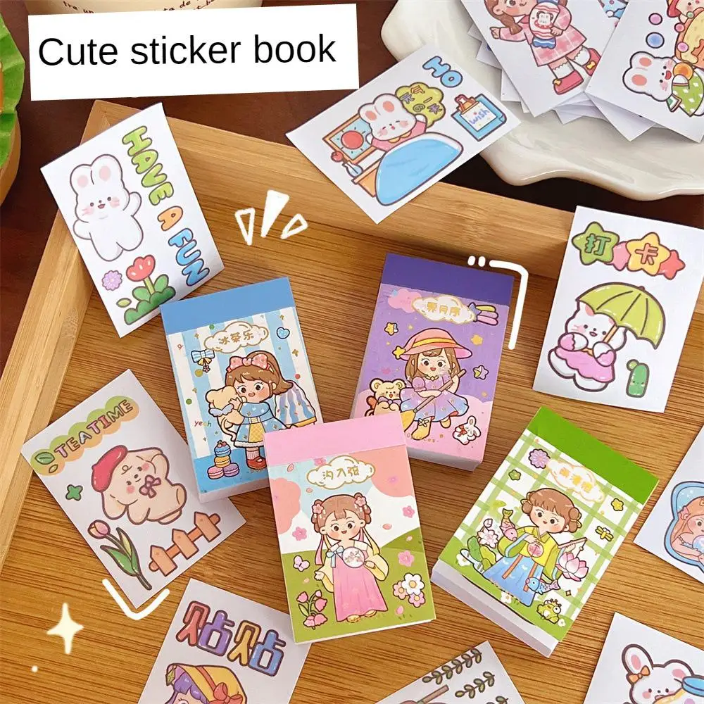 Easy To Carry Sticker Easy To Use Scrapbook Small And Cute Tear And Cut Hand Books Educational Supplies Journal Sticker Book