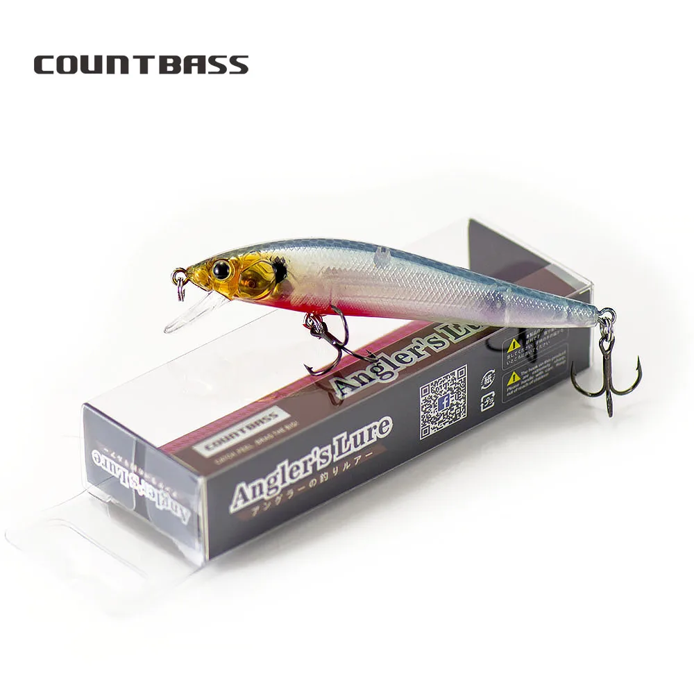 COUNTBASS Floating Minnow 90mm 3-1/2" 11,4g 3/8 oz. Dive 0,8–1 m, Hardbaits Wobbler Angelköder La Peche Au Leurre – Detail 22