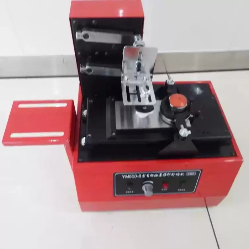 YM600-B Desktop Electric Pad Printer, Environmental Round Pad Printing Ink Marking Machine