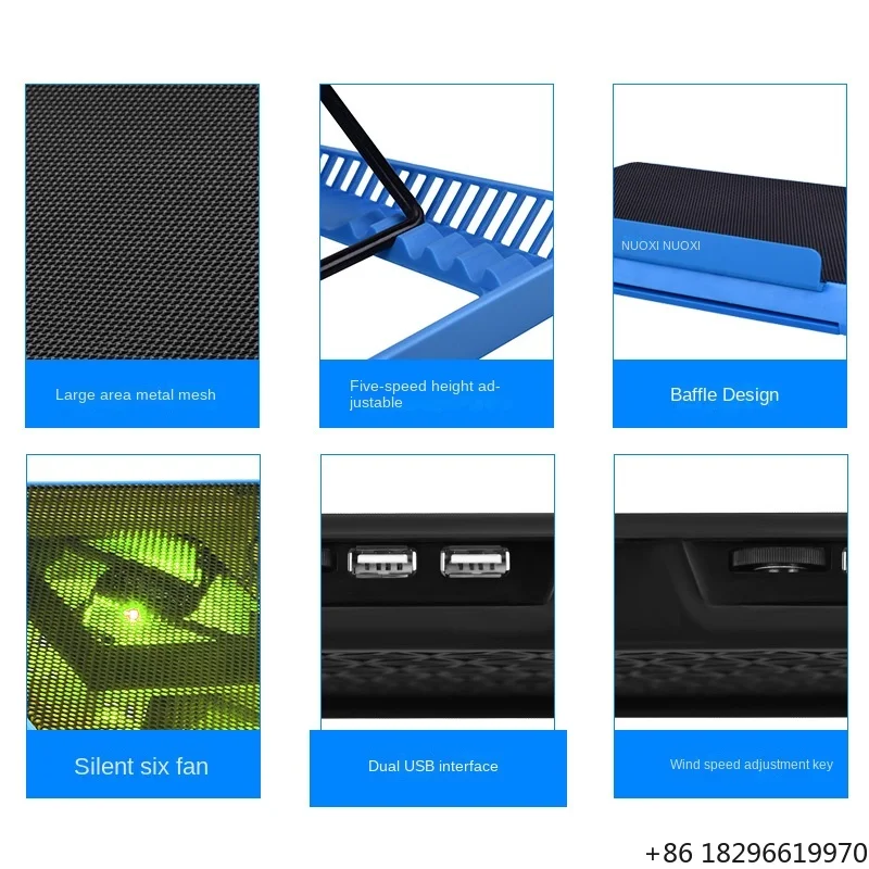 Portable Folding Laptop USB Cooling Pad,Adjustable Laptop Cooler,Mini Laptop Radiator