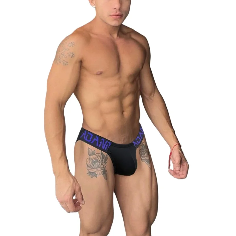 

Simple, Solid Color, Modal Stimulus Bag Men's Briefs Low Waist Shorts Gay AD743