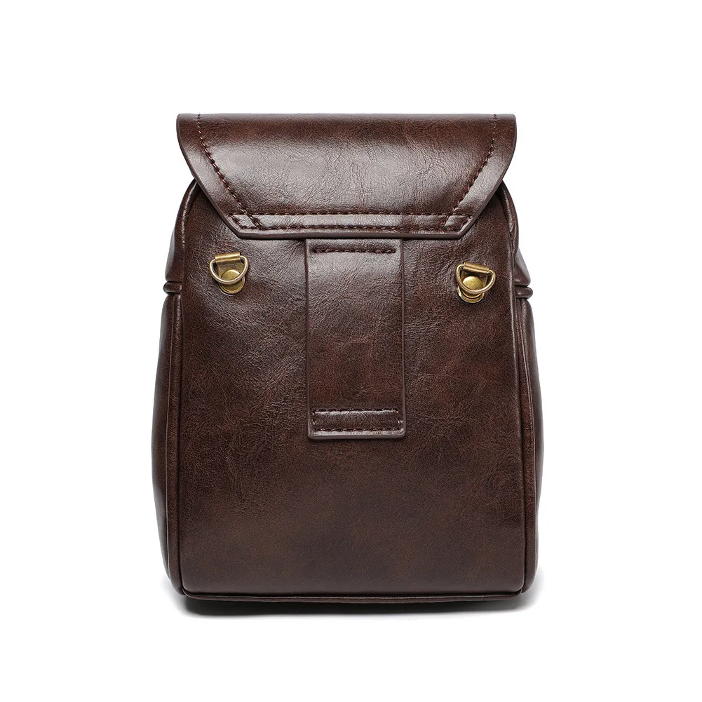 Creative owl design - medieval vintage style lady's shoulder bag with a slanted crossbody strap small square bag Crossbody Bag