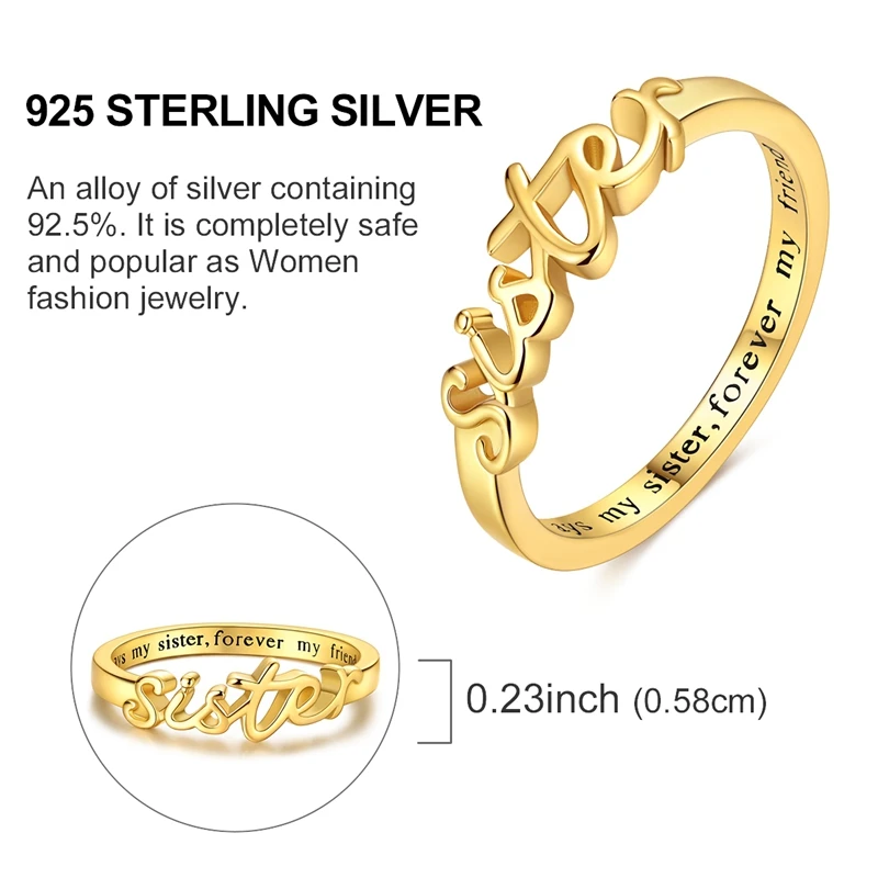 925 Sterling Silver Star Sky Ring