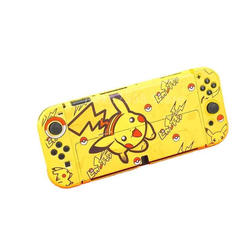 Pokemon Pikachu Cute Protective Case for Nintendo Switch OLED Cover Skin Shell Anti-Shock for Switch Console OLED NS Accessories