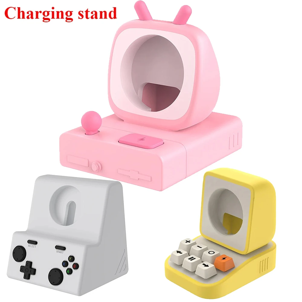 Charger Stand For Apple Watch Series10 9 8 7 6 5 SE 3 Ultra 1 2 Charger Dock Station for Iwatch Silicone Charging Cable Holder