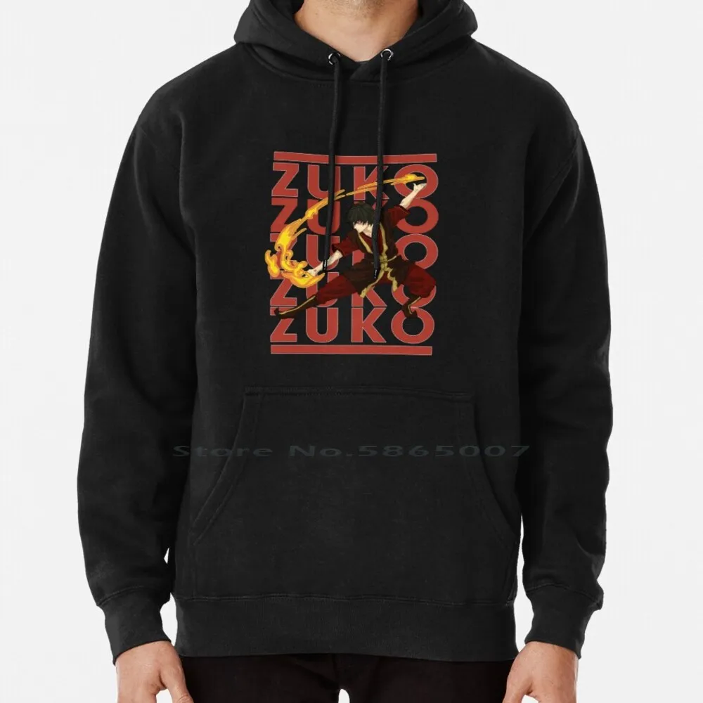 

Zuko Adventure Anime The Last Airbender Character Hoodie Sweater 6xl Cotton American Animated Series Anime The Last Airbender