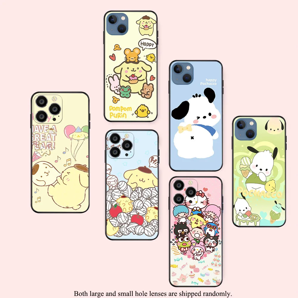 NB-56 Pachacco Pompompurin Soft Case For Realme Narzo 20 30A C15 X2 XT C21 C21Y C25Y C20 C20A 8 pro C2 C3 C11 C12 C25