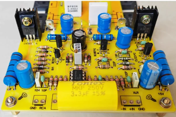 2SC2922 Sanken 2ชิ้น/2SA1216คลาสบอร์ดเครื่องขยายเสียง HiFi 30W * 2เสียงสเตอริโอ