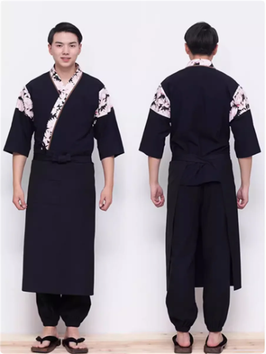 Restaurante Japonês Uniforme, Sushi Restaurante Garçom Roupas De Trabalho