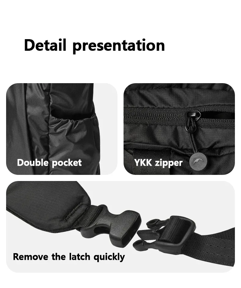 Naturehike 2026 Neuer Rucksack in Zwei Ausführungen, Faltbar, Tragbar, 18L, Ultraleicht, Wasserdicht, für Wandern und Camping, für Damen und Herren – Detail 19