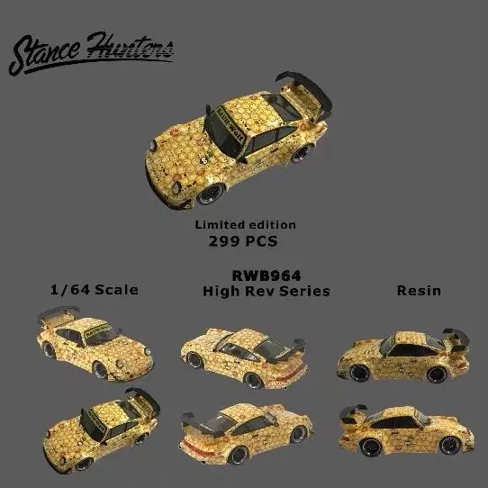 

SH 1:64 Porsche 964 Emoji Resin Car Anti-authenticity Model