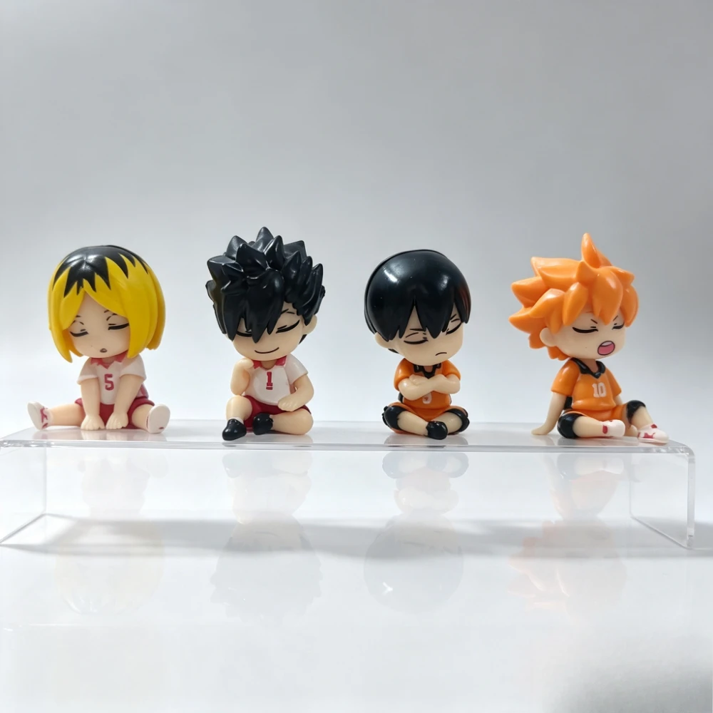 Haikyuu Mini Sitzende Figur PVC Anime-Charakter Puppe Desktop-Ornament Auto-Dekoration Sammlerstück Geschenk für Anime-Hobby-Fans – Detail 3