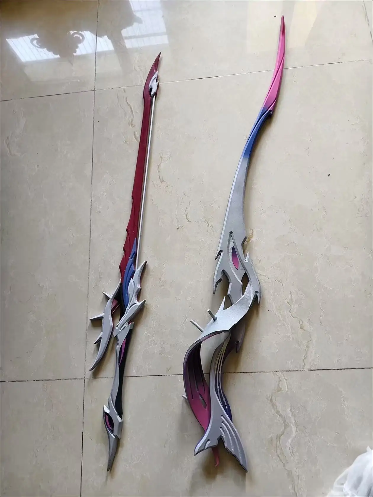 hysilens-espada-de-cosplay-arma-de-juego-honkai-star-rail-accesorio-de-cosplay-espada-de-doble-hoja-de-dibujos-animados-arma-de-halloween-espada-larga-accesorio-de-espada-doble