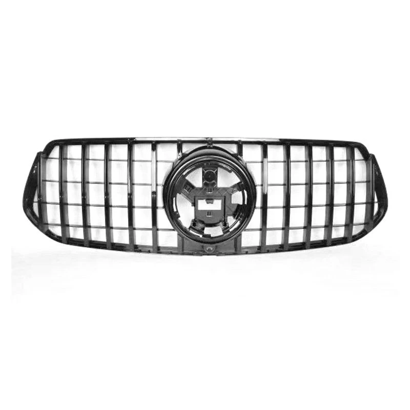 High Quality Primed ABS Plastic GT Front Bumper Grille Glossy Black UV Treated For GLS X167 2020-2022
