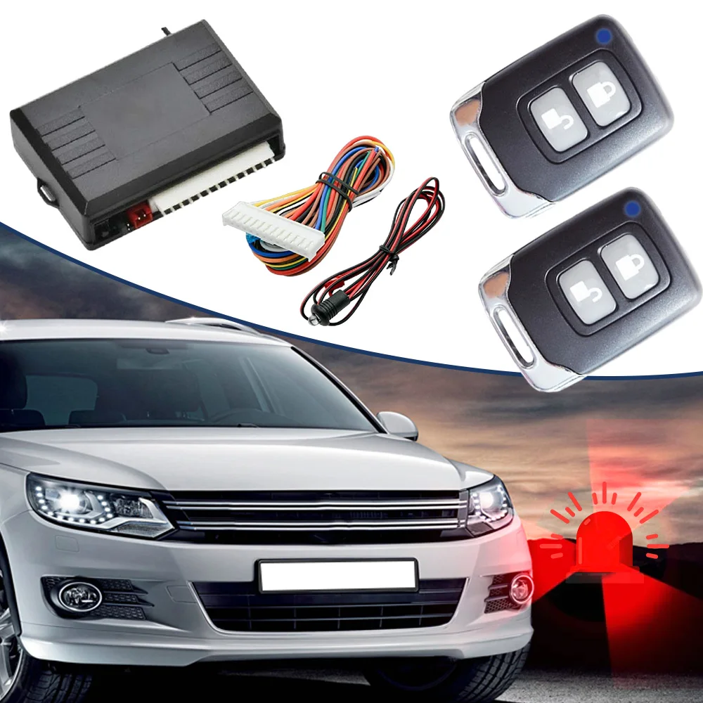 Automobile Car Remote Central Kit Universal Lock UnlocK Keyless Entry System Power Central Locking with Remote Control 1 Sets