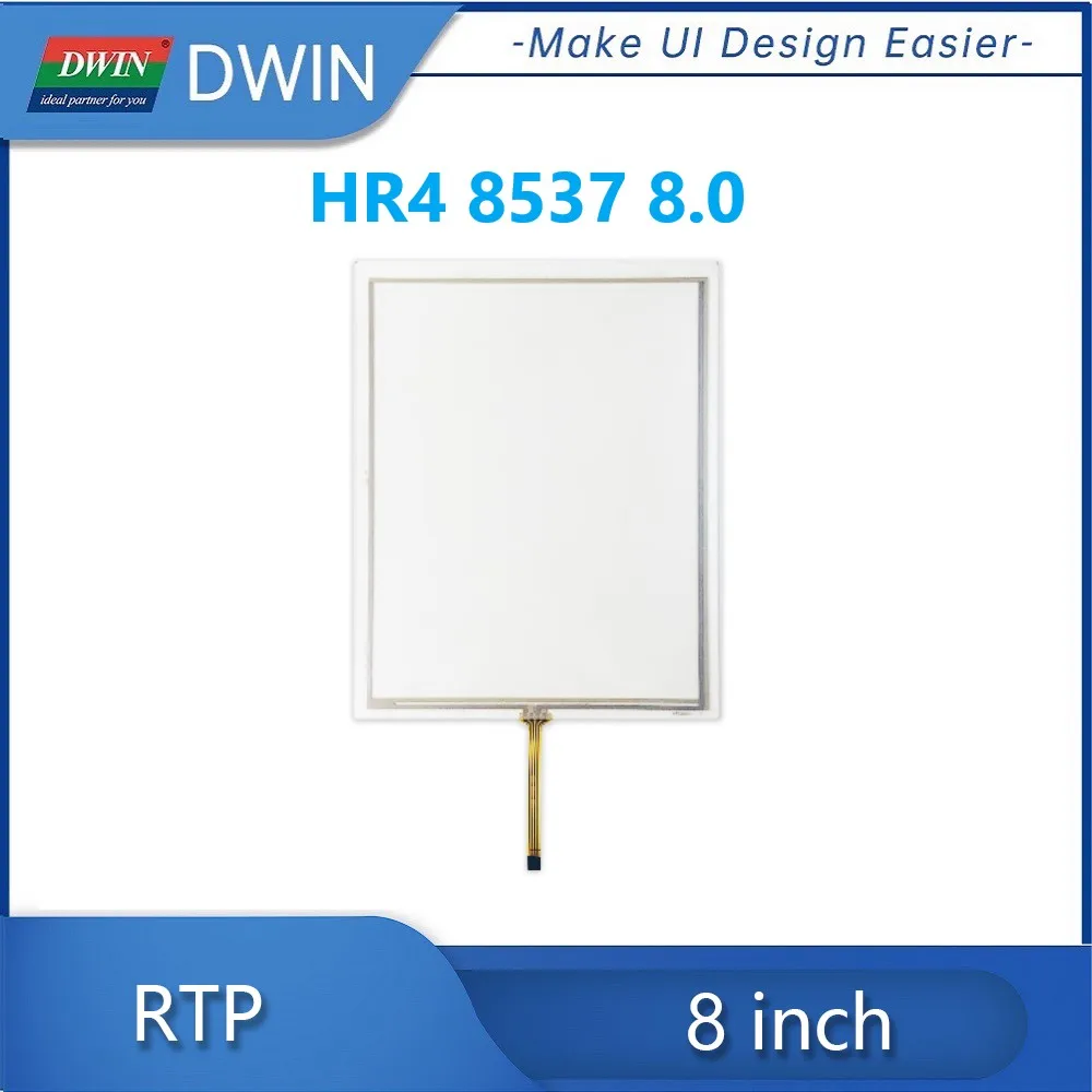 DWIN 8 Inch 121.5mm*162.0mm 4 Wire Resistive Touch Panel