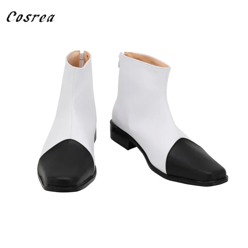 Anime Hotel Shoes Red High Heel Boots Halloween Party Charlie Alastor Cosplay short Boots for Women and Girls