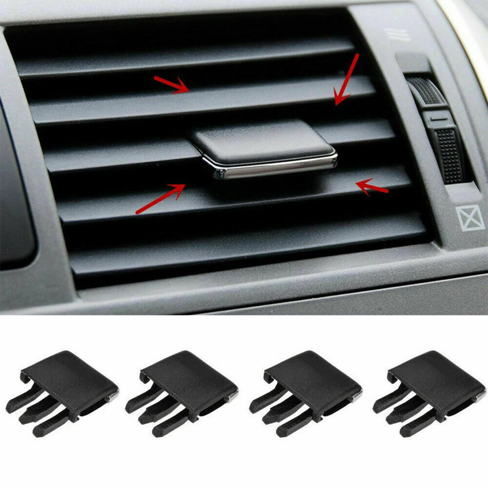 

4 Pcs/set Car Air-conditioning Clamp Vent Sunroof Blade Clamp A/c Leaf Clip For Corolla