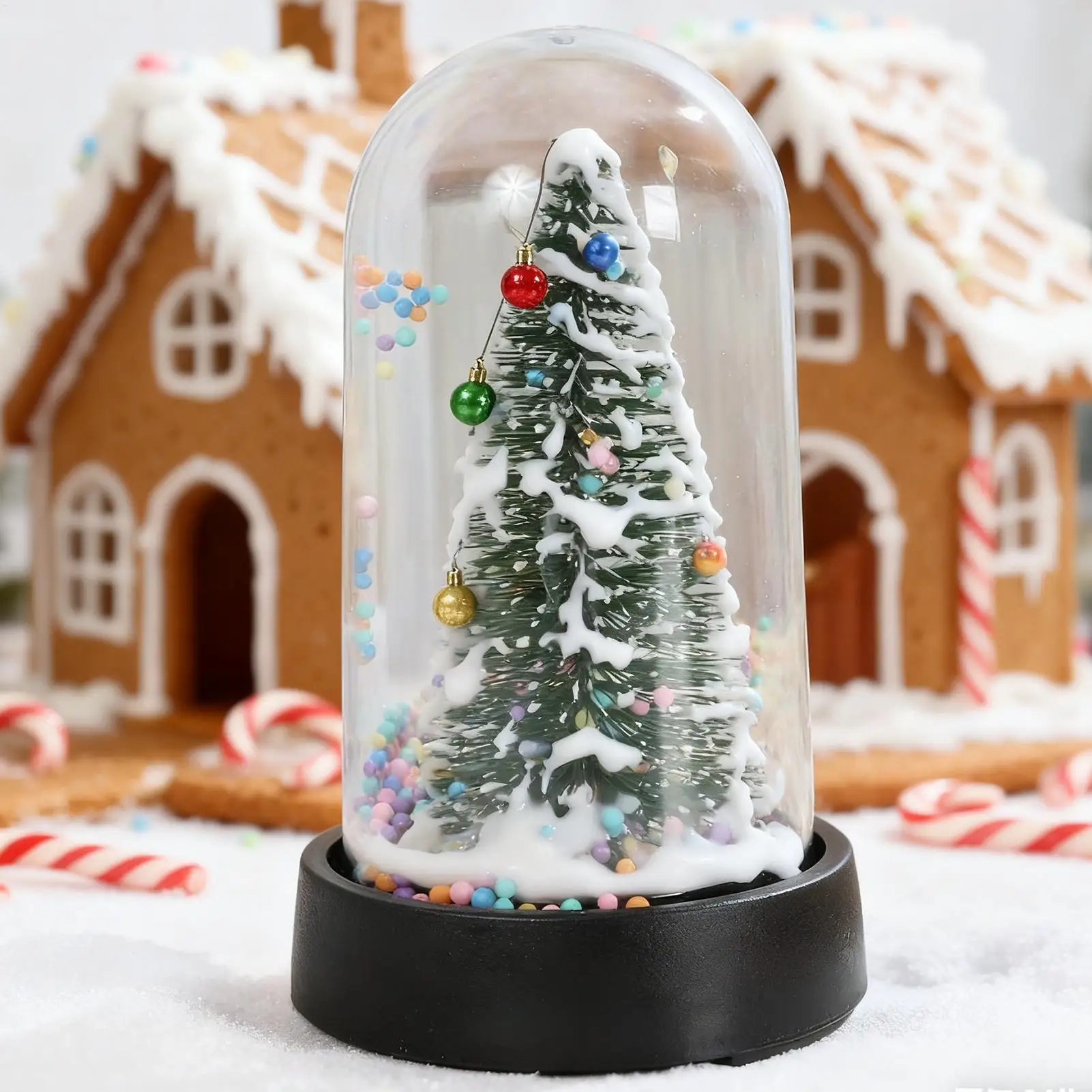 أضواء عيد الميلاد LED مع قاعدة الإضاءة المحيطة أضواء الزخرفية لطيف عطلة ديكور للحزب مكتب الرف عباءة غرفة نوم المعيشة #2